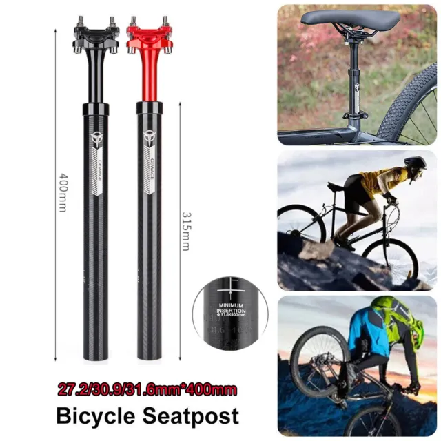 Road Bike Shock Absorber MTB Suspension Seatpost Dropper Bicycle Seat Tube Post