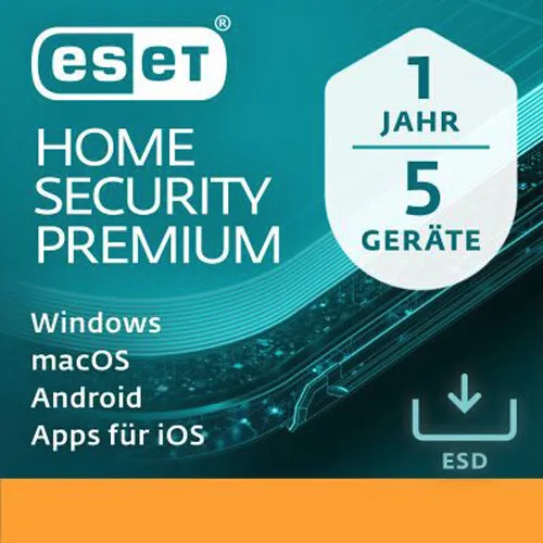 ESET Home Security Premium 2024 5 Geräte 1 Jahr Sofort per Email