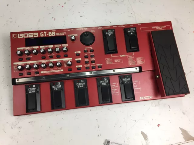 [Used] Boss GT-6B Bass Effects Processor - WORKING