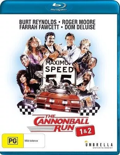 CANNONBALL RUN 1 & 2 Two Movie Set Blu-Ray BRAND NEW (USA Compatible) II