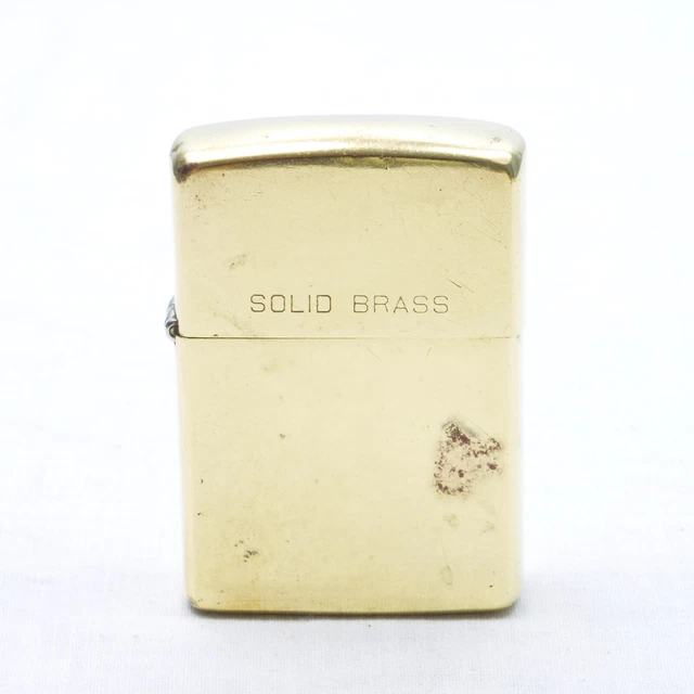 Zippo Lighter Solid Brass 1932 - 1990 58th Anniversary Commemorative