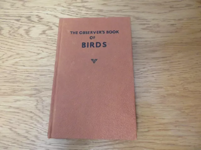 The Observer's Book of Birds, Hard Cover, by S. Vere Benson, 1971