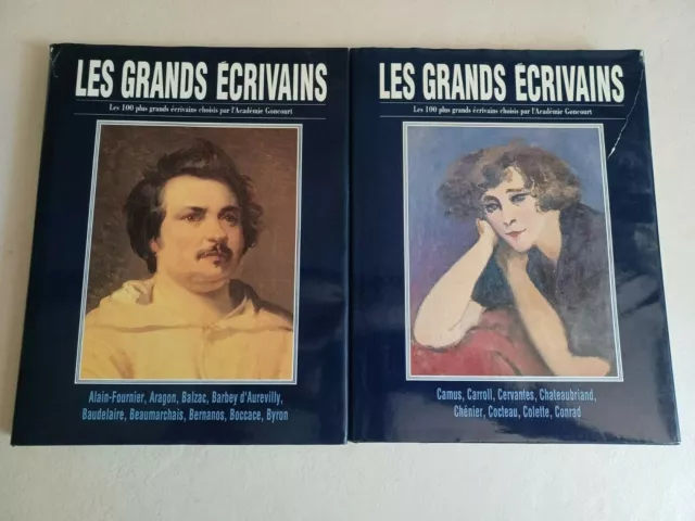 Les Grands Ecrivains Tome 1 + Tome 2 + Paris Poster Guide