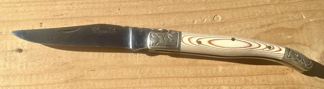 Couteau Pliant Laguiole Ancien – Collection, Faucon Souchon, Fabriqué En France