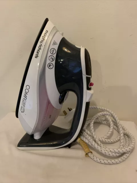 MORPHY RICHARDS 301020 Comfigrip Steam Iron VGC 14.99 PicClick UK