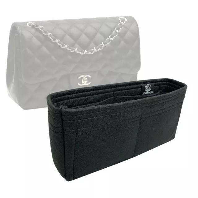 Zoomoni Premium Bag Organizer for Chanel WOC (Wallet on Chain) (Handmade/20  Color Options) [Purse Organiser, Liner, Insert, Shaper]