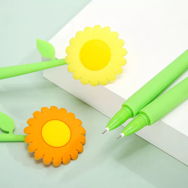 2 Pcs Kunststoff Sonnenblumen Stift Mädchen Kinderparty Geschenk