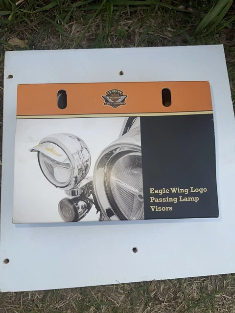 Harley Davidson OEM  Passing Lamp Visors Eagle Wing softail touring 67796-91T