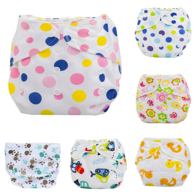 Newborn Infant Baby Summer Cloth Diaper Cover Adjustable Reusable Washable Nappy
