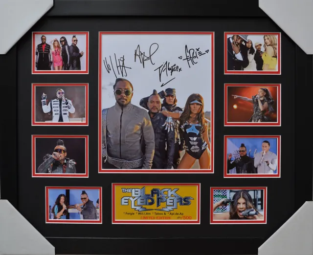 The Black Eyed Peas Signed And Framed Limited Edition