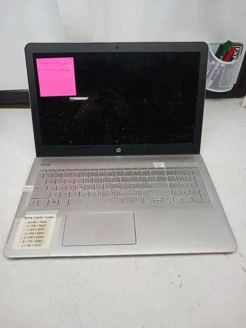 HP Ordinateur Portable Pour Pièces - Carte Mère Défectueuse, Récupération