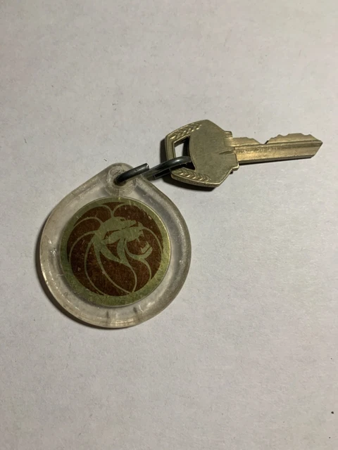 MGM Grand Hotel & Casino Motel Room Key Fob & Key Las Vegas Nevada #1431