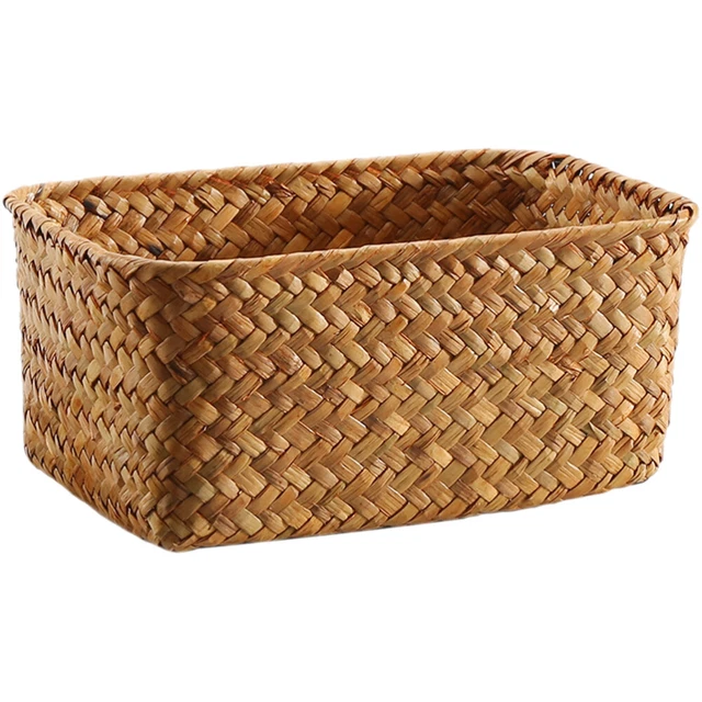 Organisateur De Snacks En Tissu – 40 X 30 X 20 Cm – Panier Avec Poignées Pour Chips, Biscuits, Rangement Pratique