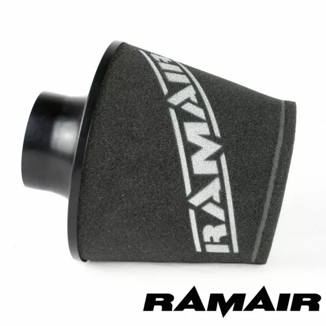 RamAir - Filtre Ã  air en aluminium - performance/induction - noir - cou 90 mm