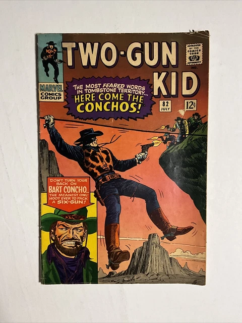 Two-Gun Kid #82 (1966) 6.5 FN Marvel Silver Age Comic Book Western Concho