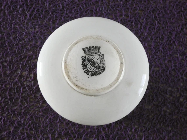 pot à lait ancien en faience ou grès de sarreguemines