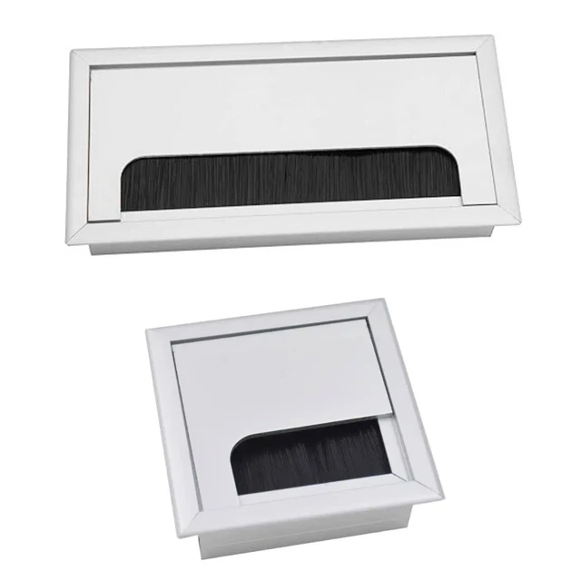 Passacavo Per Scrivania 70mm - Wengè - Per Gestire Cavi In Ufficio O Casa - Foto 5