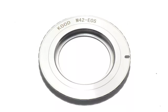 Camera Adapter M42 Lens to Canon EOS EF EFS Body M42-EOS  Brass M42 - EF EFS EOS