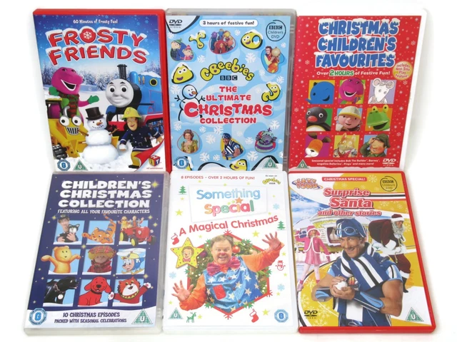 CHILDREN'S KIDS TV Christmas DVD Bundle Lot X 6 Cbeebies Lazytown ...
