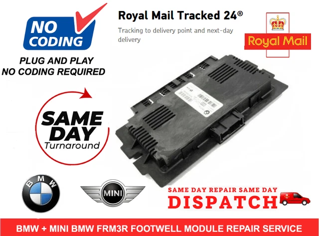 FRM3 Footwell Module Repair Service Recovery BMW MINI Plug-n-Play - Foto 5