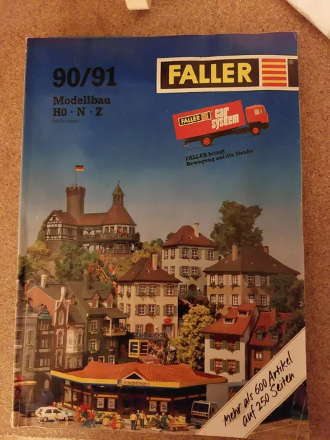 Modelleisenbahn Faller Gesamtkatalog 1990/1991