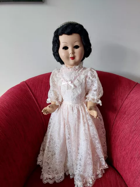 Italian Doll circa 1985, porcelain face and body genuine Italian made