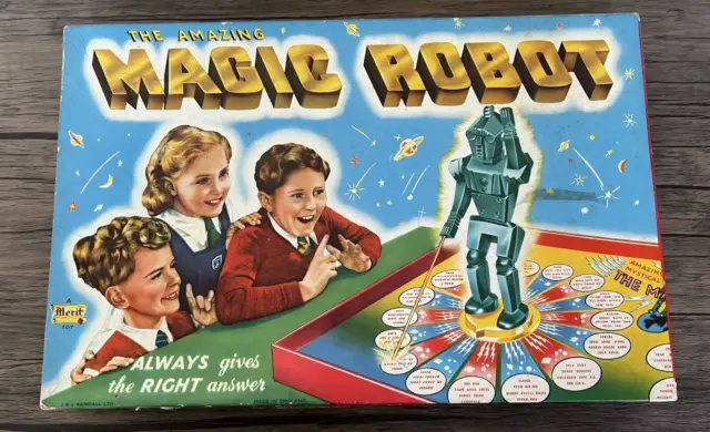 The Amazing Magic Robot Original Verdienst Vintage 1950er Jahre verpackt