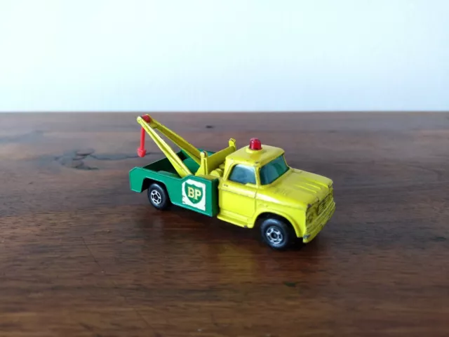 Lesney N°13 Depanneuse Dodge Vreck Truck Garage Bp - Made In England Matchbox