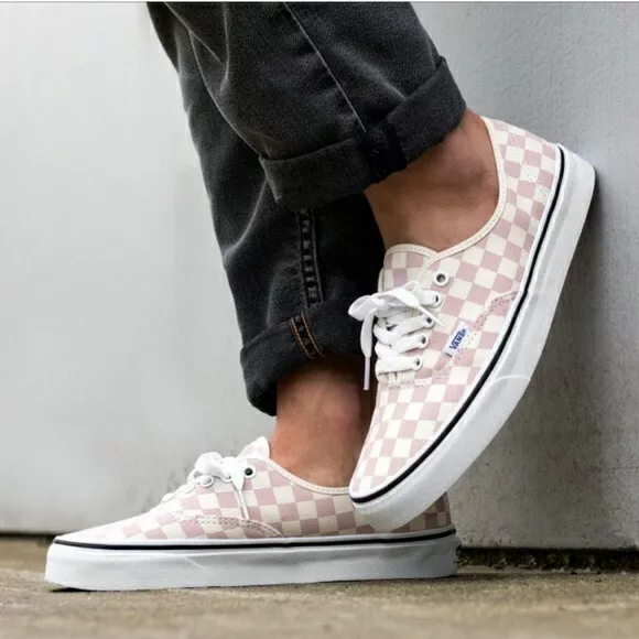 BASKETS HOMME VANS authentiques damier a carreaux craie rose UK 10 EU 44 5 neuves dans leur boite EUR 35 54 PicClick FR