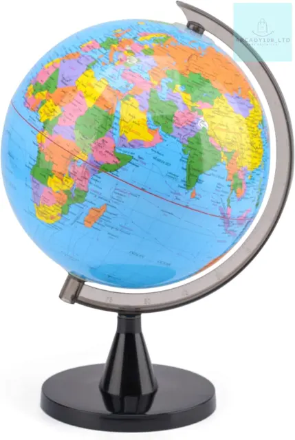 Toyrific | World Globe for Kids, Educational Rotating World Children Map with