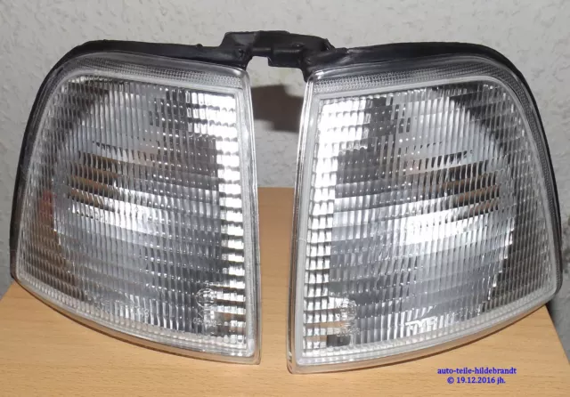 BLINKER WEISS SATZ für AUDI 80 Typ89 ( B3/B4 ) 10/86-1994 Limousine Avant Sedan