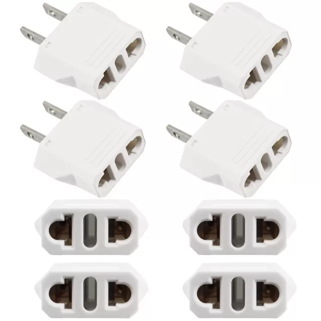 ABS White Travel Power Plug White Universal Wall Plug Converter  Worker