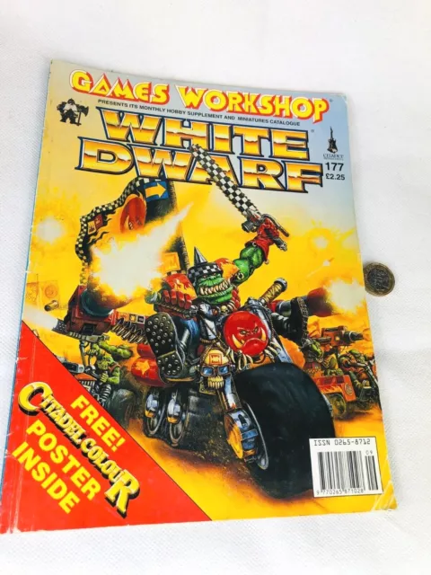 WHITE DWARF ISSUE 177 Magazine Games Workshop Warhammer 40K LOTR