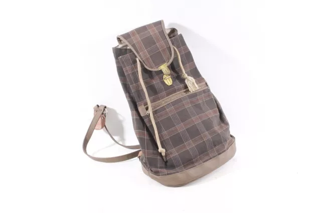 Alter kleiner Wanderrucksack Rucksack Stoff Tasche  Wanderer Bergsteiger Vintage