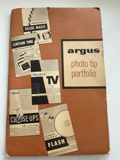Portafolio completo de consejos fotográficos vintage de Argus