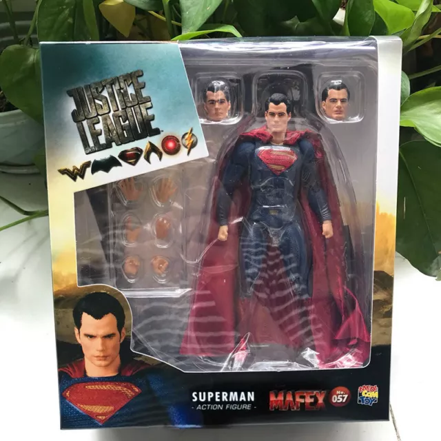 Mafex NO 057 Superman Justice League DC Comics Action Figure Medicom Toy Gift