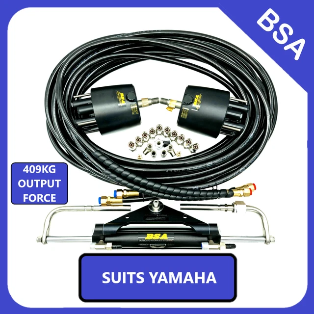 Hydraulic Boat Steering kit Suits Yamaha Outboard Engines No Wheel 409KG Force
