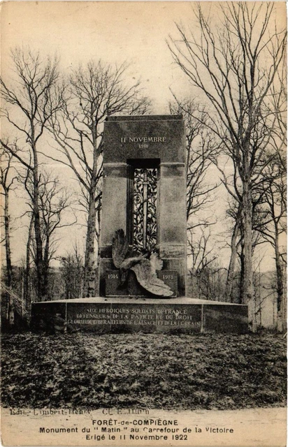CPA Foret - de-COMPIEGNE - Monument du Matin au Carrefour de la (291223)