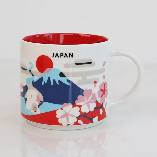 Starbucks Japan Mount Fuji mugs Ceramic 12 fl oz You are here collection 414ml