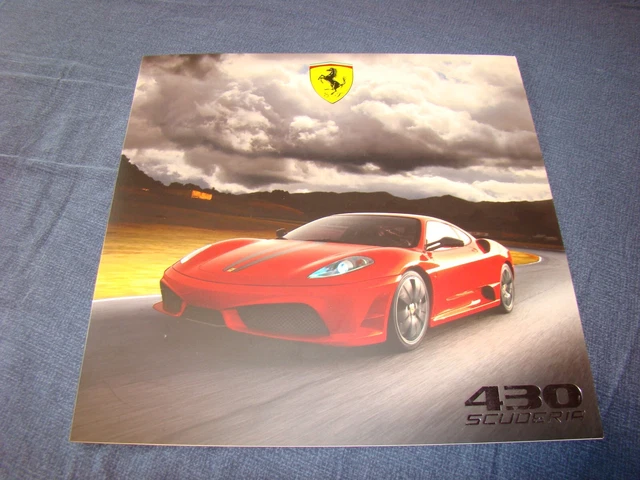 Prospectus Ferrari 430 Scuderia - Brochure D'origine - Superbe état Et Très Rare