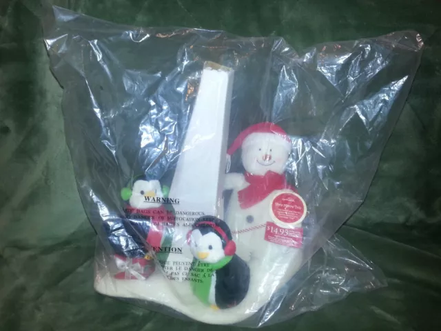 Hallmark 2006 Tintineantes Pals Navidad Muy Feliz Trio Afelpado Nieve & 2