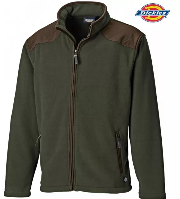 Dickies Fleece Jacket Zip Jumper Hereford  Work Farm Fishing Pockets Warm S-4XL