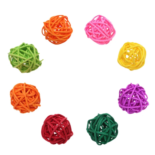 2x Kaninchen Kauen Spielzeug Vogel Kauen Spielzeug Papagei Spielzeug Kauen 5