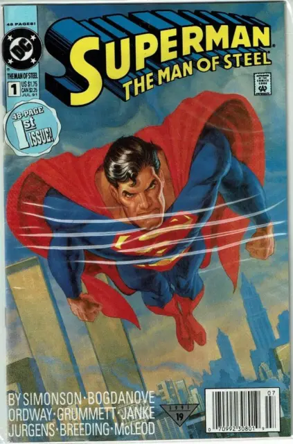 SUPERMAN THE MAN OF STEEL (1991 DC Series)  #1 - Near Mint