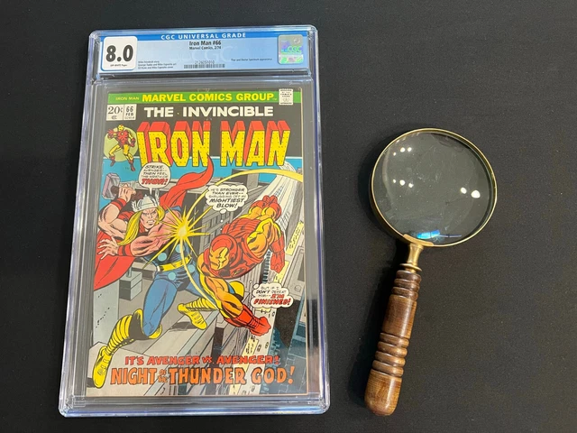 The Invincible Iron Man #66 CGC 8.0 VERY FINE 1974 - Iconic Cover IronMan & Thor