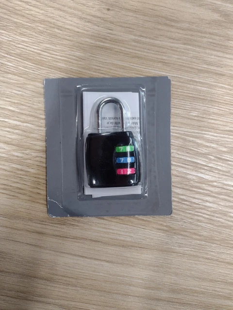 Lucchetto A Combinazione TSA - Per Armadietti Palestra E Valigie, Anello 20mm (3 Cifre)