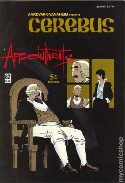Cerebus #62 VG 1984 Stock Image Low Grade