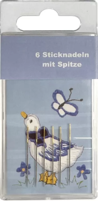 Sticknadeln mit Spitze Nr. 18 - 22