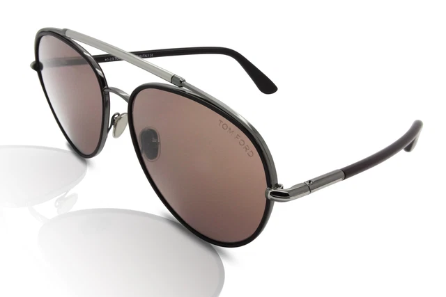 Tom Ford FT0748 Curtis Men's Sunglasses 81E Shiny Violet/Brown