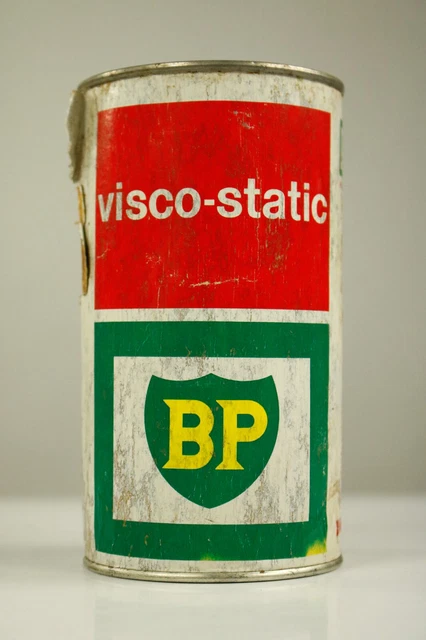 BP Öldose Blech & Pappe Petromobilia Tankstelle Oldtimer Motor Oil Vintage 70er